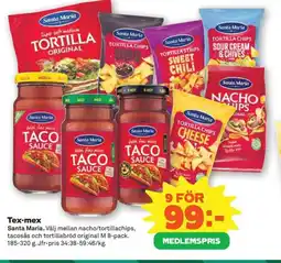 Coop Konsum Tex-mex erbjuda