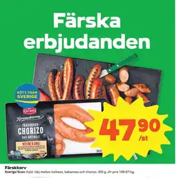 Coop Konsum Färskkorv erbjuda
