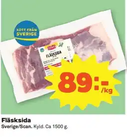 Coop Konsum Fläsksida erbjuda