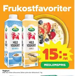 Coop Konsum Yoghurt erbjuda