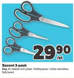 Coop Konsum Saxset 3-pack erbjuda