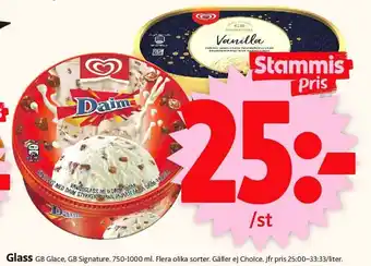 ICA Supermarket GB Glace, GB Signature Glass 750-1000ml erbjuda