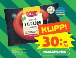 Stora Coop Scan Falukorv erbjuda