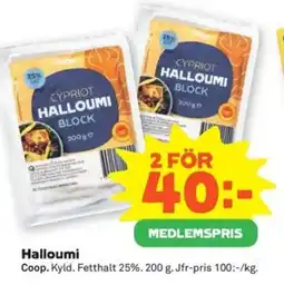 Stora Coop Coop Halloumi erbjuda