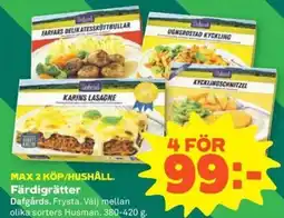 Stora Coop Dafgårds Färdigrätter erbjuda
