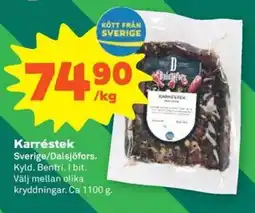Stora Coop Dalsjöfors Karréstek erbjuda