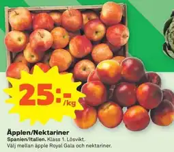 Stora Coop Äpplen/Nektariner erbjuda
