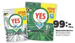 Stora Coop Yes Maskindisktabletter erbjuda