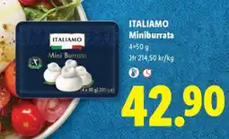 Lidl Italiamo Miniburrata erbjuda