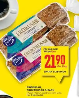 Willys FRÖKUSAR, FRUKTKUSAR 6-PACK erbjuda