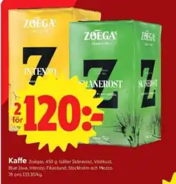 ICA Supermarket Kaffe Zoégas erbjuda