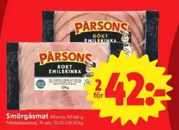 ICA Supermarket Pärsons Kokt Emils Skinka erbjuda