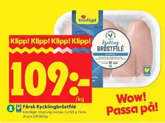 Färsk Kycklingbröstfilé