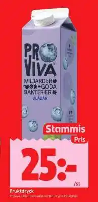 ICA Supermarket Proviva Blåbär erbjuda