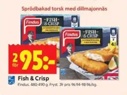 ICA Supermarket Findus fish & crisp erbjuda