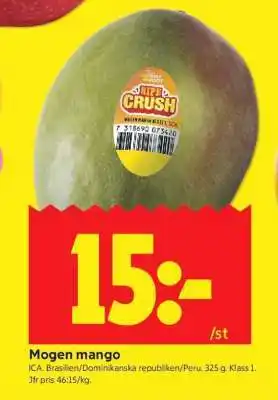 ICA Supermarket Mogen Mango erbjuda