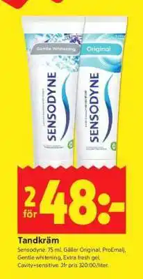 ICA Supermarket TANDKRÄM Sensodyne erbjuda