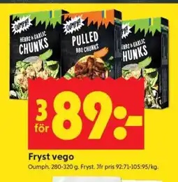 ICA Supermarket Fryst vego Oumph! erbjuda