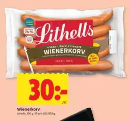 ICA Supermarket WIENERKORV erbjuda