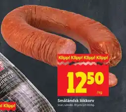 ICA Supermarket Småländsk lökkorv erbjuda