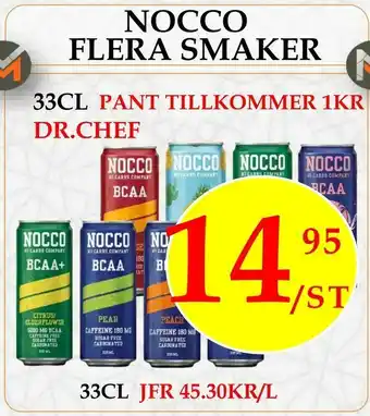Nocco Flera smaker