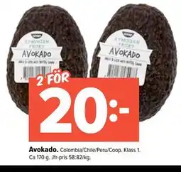 Coop Extra Avokado erbjuda