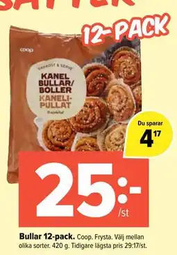 Coop Extra Bullar 12-pack erbjuda