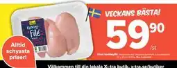Coop Extra Färsk kycklingfilé erbjuda