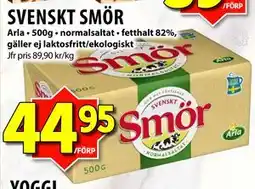 Matvärlden Tensta SVENSKT SMÖR erbjuda