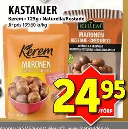 Matvärlden Tensta KASTANJER erbjuda