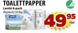 Matvärlden Tensta TOALETTPAPPER erbjuda