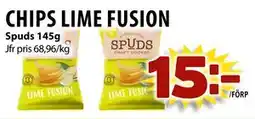 Matvärlden Tensta CHIPS LIME FUSION erbjuda