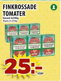 Matvärlden Tensta FINKROSSADE TOMATER erbjuda