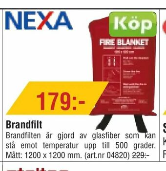 Erlandsons Brygga Brandfilt erbjuda