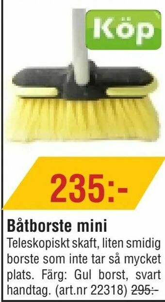 Erlandsons Brygga Båtborste mini erbjuda