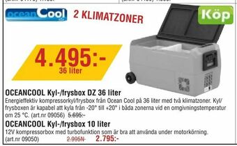 Erlandsons Brygga OCEANCOOL Kyl-/frysbox DZ 36 liter erbjuda