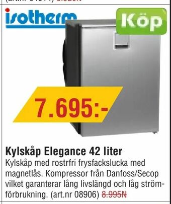 Erlandsons Brygga Kylskåp Elegance 42 liter erbjuda