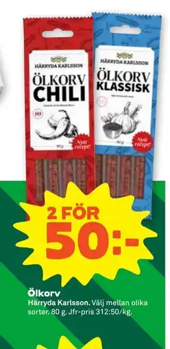 Stora Coop Ölkorv erbjuda
