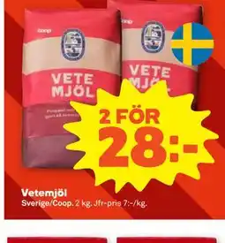 Stora Coop Vetemjöl erbjuda
