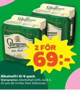 Stora Coop Alkoholfri öl 4-pack erbjuda