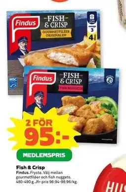 Stora Coop Fish & Crisp, Medlemspris erbjuda