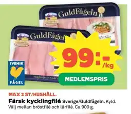 Coop Färsk kycklingfilé erbjuda