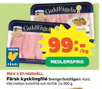 Färsk kycklingfilé