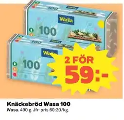 Coop Knäckebröd Wasa 100 erbjuda