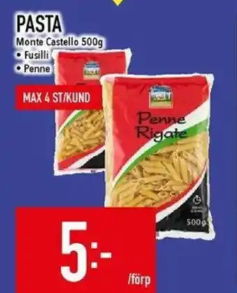 Matdax Monte Castello Pasta erbjuda