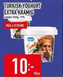 Matdax Salakis Turkisk yoghurt extra krämig erbjuda