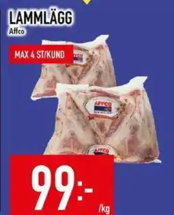 Matdax Affco Lammlägg erbjuda