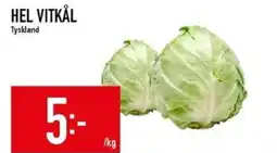 Matdax Hel vitkål erbjuda