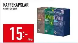 Matdax Cafégo Kaffekapslar erbjuda