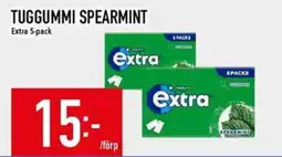 Matdax Extra Tuggummi spearmint erbjuda